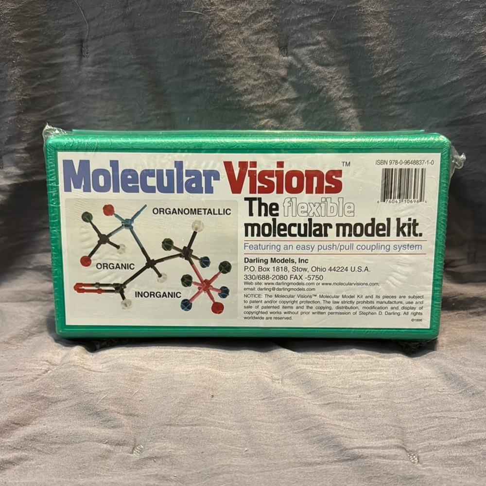 Molecular Visions Flexible Molecular Model Kit Organic Inorganic Push Pull New